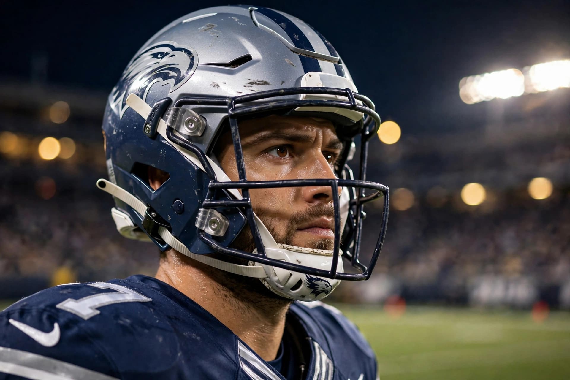 Tyson Bagent in concussion protocol; Keenum to start Tyson Bagent in concussion protocol; Keenum to start