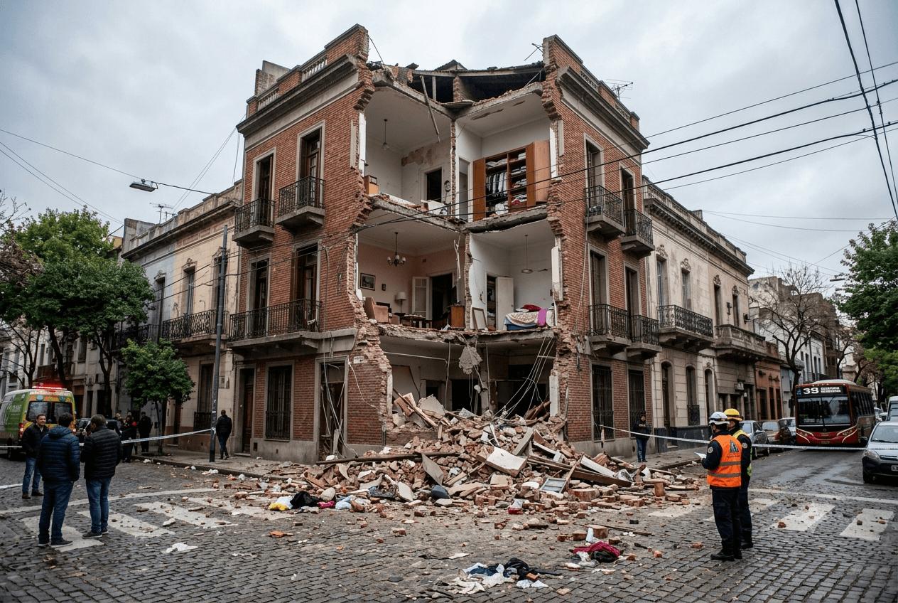Argentina Capital Disaster: Two Confirmed Dead After Fatal Residential Gas Explosion in Buenos Aires Argentina Capital Disaster: Two Confirmed Dead After Fatal Residential Gas Explosion in Buenos Aires