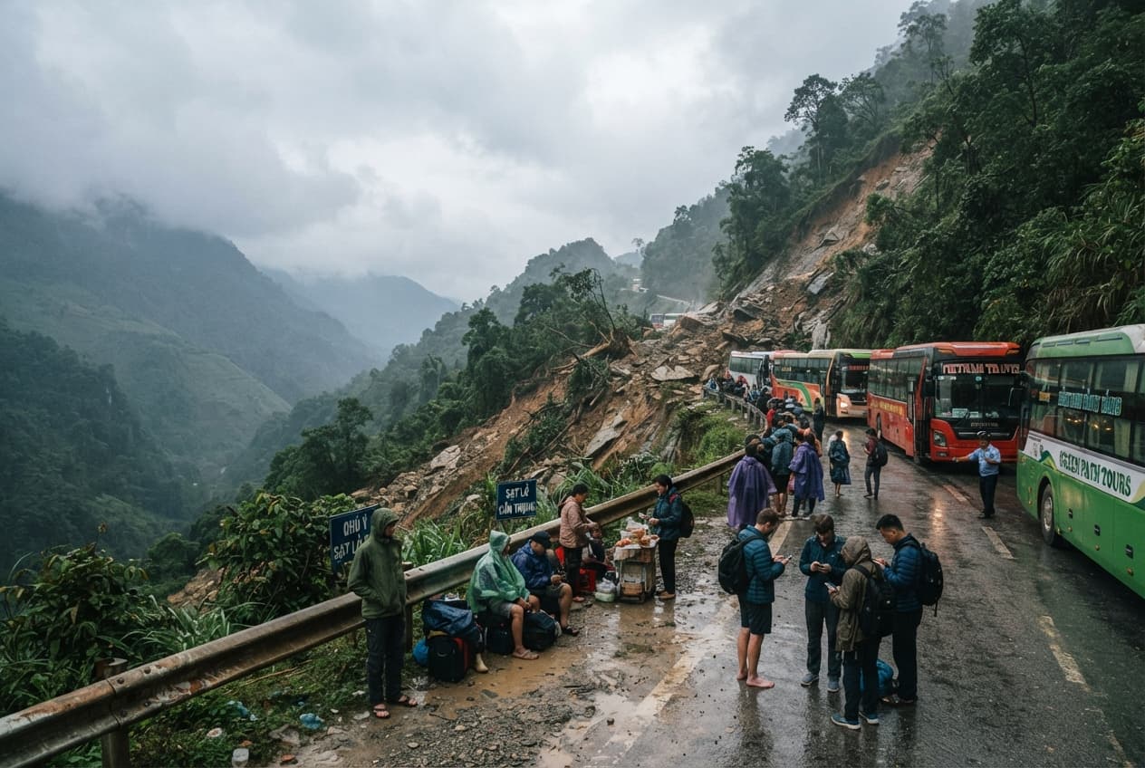 Highland Mudslide Disaster: Catastrophic Earth Movement Blocks Major Mountain Passes Trapping Travelers Highland Mudslide Disaster: Catastrophic Earth Movement Blocks Major Mountain Passes Trapping Travelers