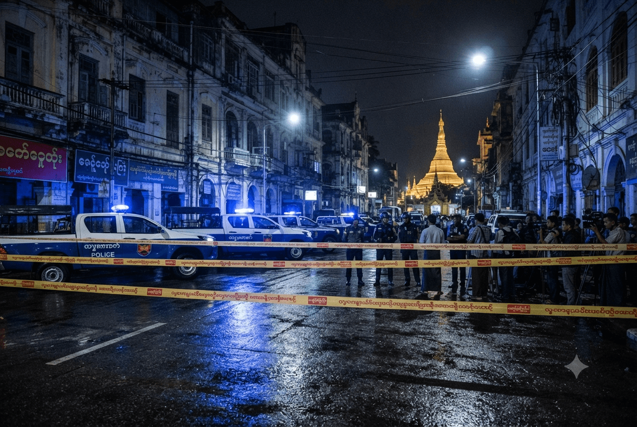 Yangon Security Crisis: One Dead After Violent Robbery Leads To Standoff With Local Police Yangon Security Crisis: One Dead After Violent Robbery Leads To Standoff With Local Police