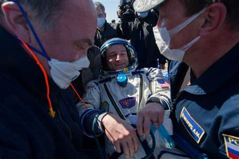 U.S.-Russian Space Crew Lands Safely After Eight-Month Stint on the ISS U.S.-Russian Space Crew Lands Safely After Eight-Month Stint on the ISS