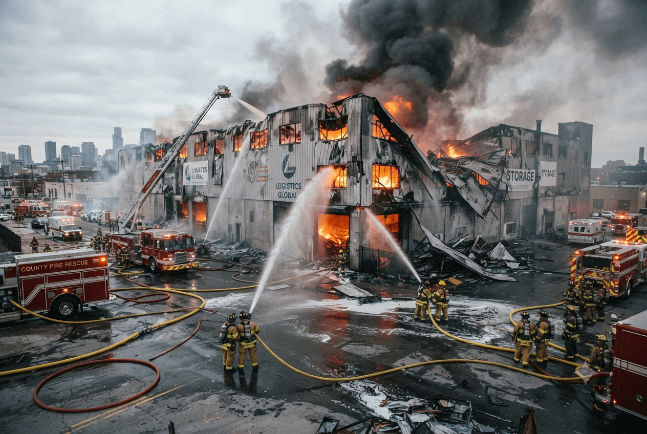 Warehouse Fire in Tangerang: Two Workers Trapped and Killed in Massive Industrial Blaze Today Warehouse Fire in Tangerang: Two Workers Trapped and Killed in Massive Industrial Blaze Today