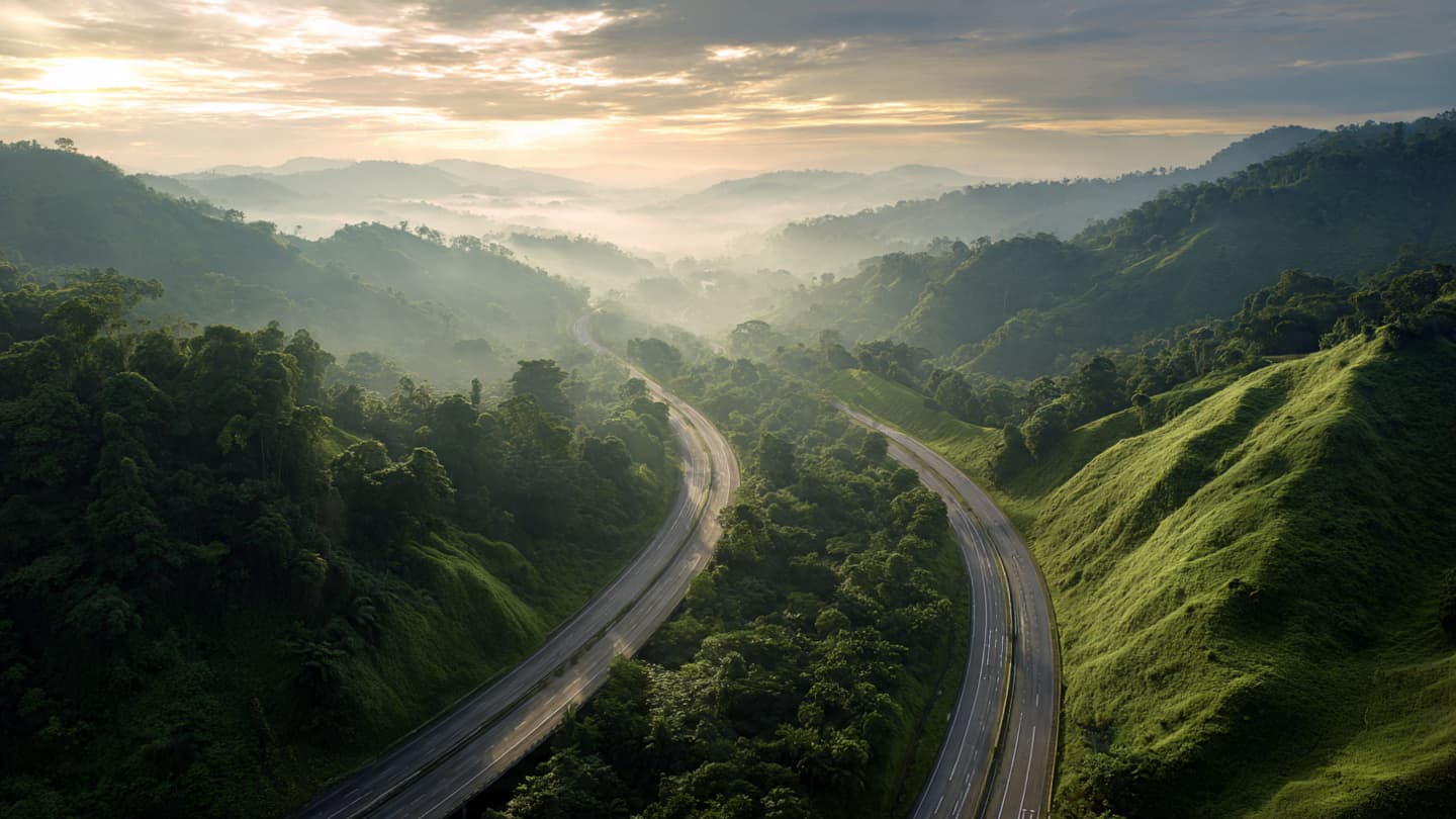 When the Highway Horizon Meets a Sudden Halt, Reflections on a Morning in Perak When the Highway Horizon Meets a Sudden Halt, Reflections on a Morning in Perak