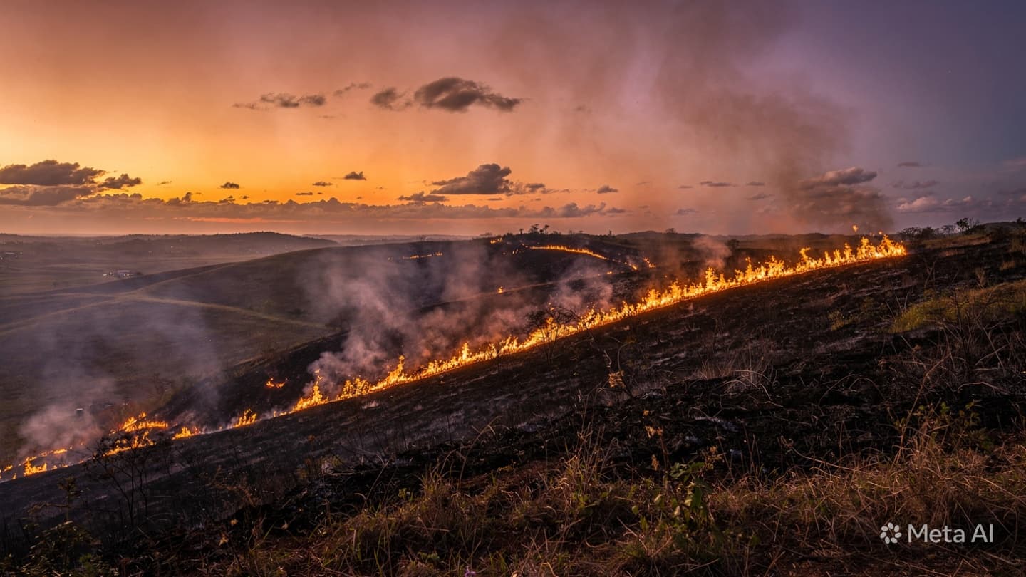 When the Crimson Ribbon Walks the Ridge: Reflections on the Burning Southern Hills When the Crimson Ribbon Walks the Ridge: Reflections on the Burning Southern Hills