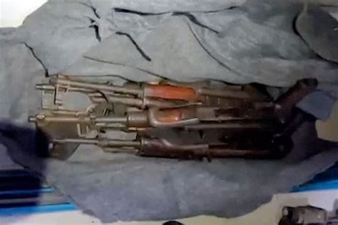 UNRWA Aid Bags Used to Conceal 110 Mortars in Gaza Weapons Cache Found by IDF UNRWA Aid Bags Used to Conceal 110 Mortars in Gaza Weapons Cache Found by IDF