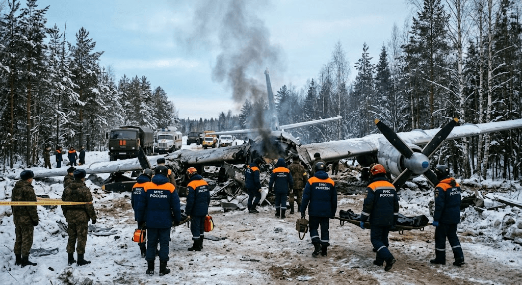 Deadly Amur Bomber Crash: Russian Strategic Tu-95 Goes Down During Flight Training Deadly Amur Bomber Crash: Russian Strategic Tu-95 Goes Down During Flight Training