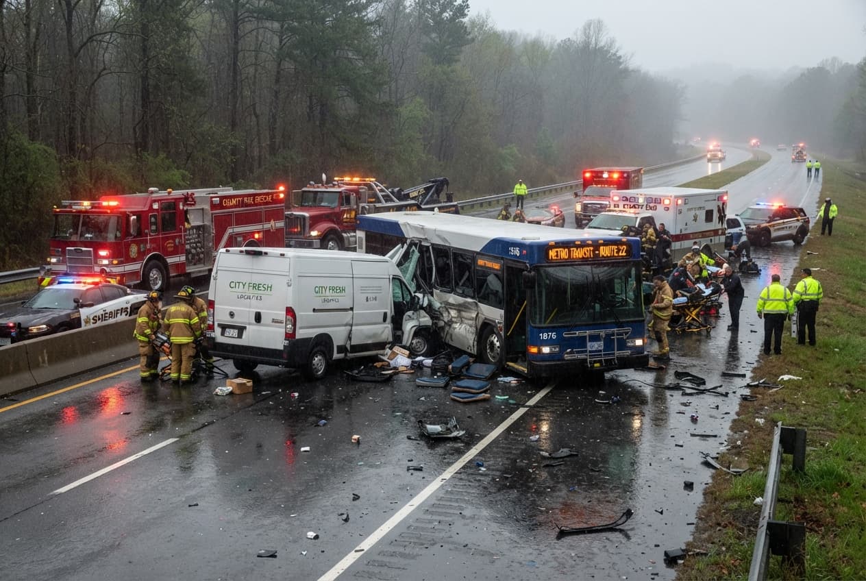 Fatal Canton Road Crash in St. Gallen: Post Bus and Delivery Van Impact Leaves Two Dead Fatal Canton Road Crash in St. Gallen: Post Bus and Delivery Van Impact Leaves Two Dead