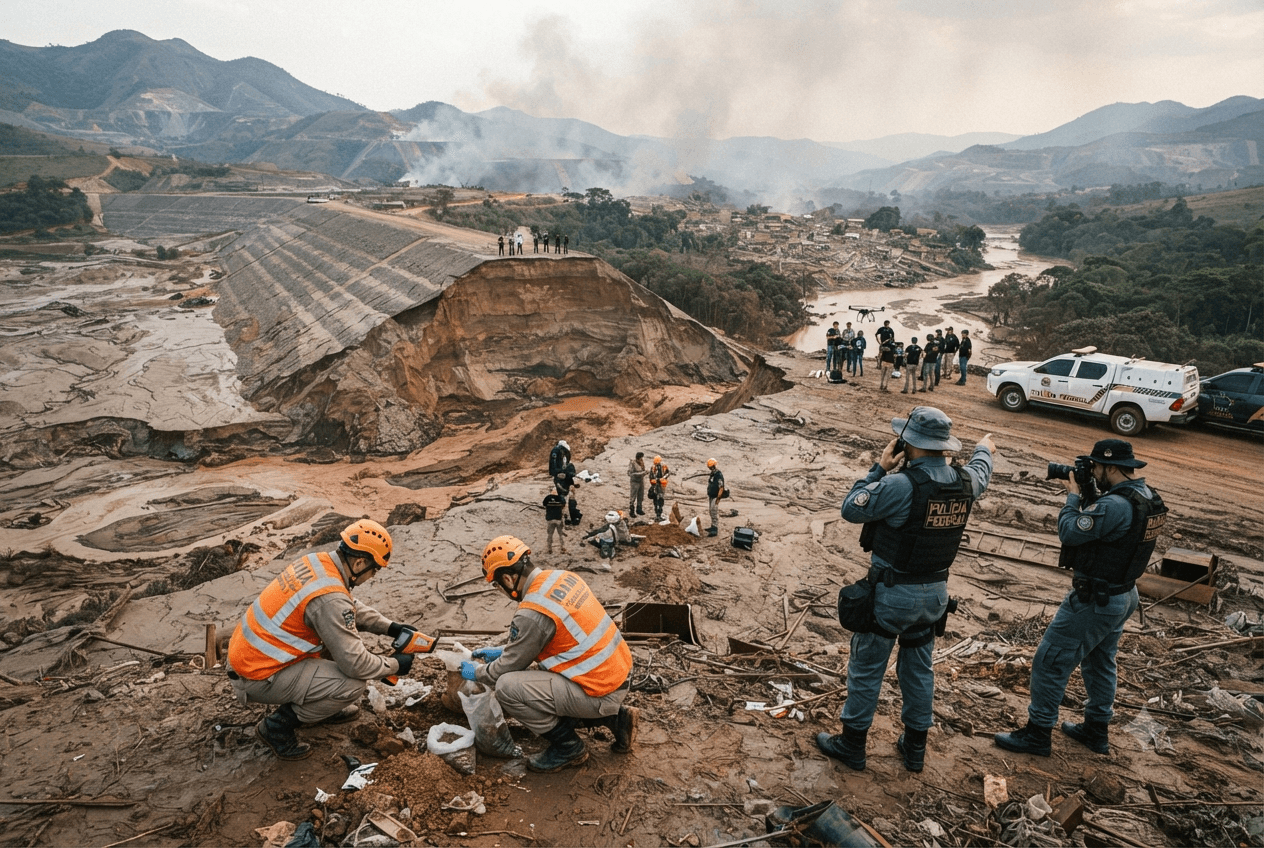 Minas Gerais Dam Leak: Toxic Sludge Flood Kills One Worker and Threatens Regional Rivers Minas Gerais Dam Leak: Toxic Sludge Flood Kills One Worker and Threatens Regional Rivers