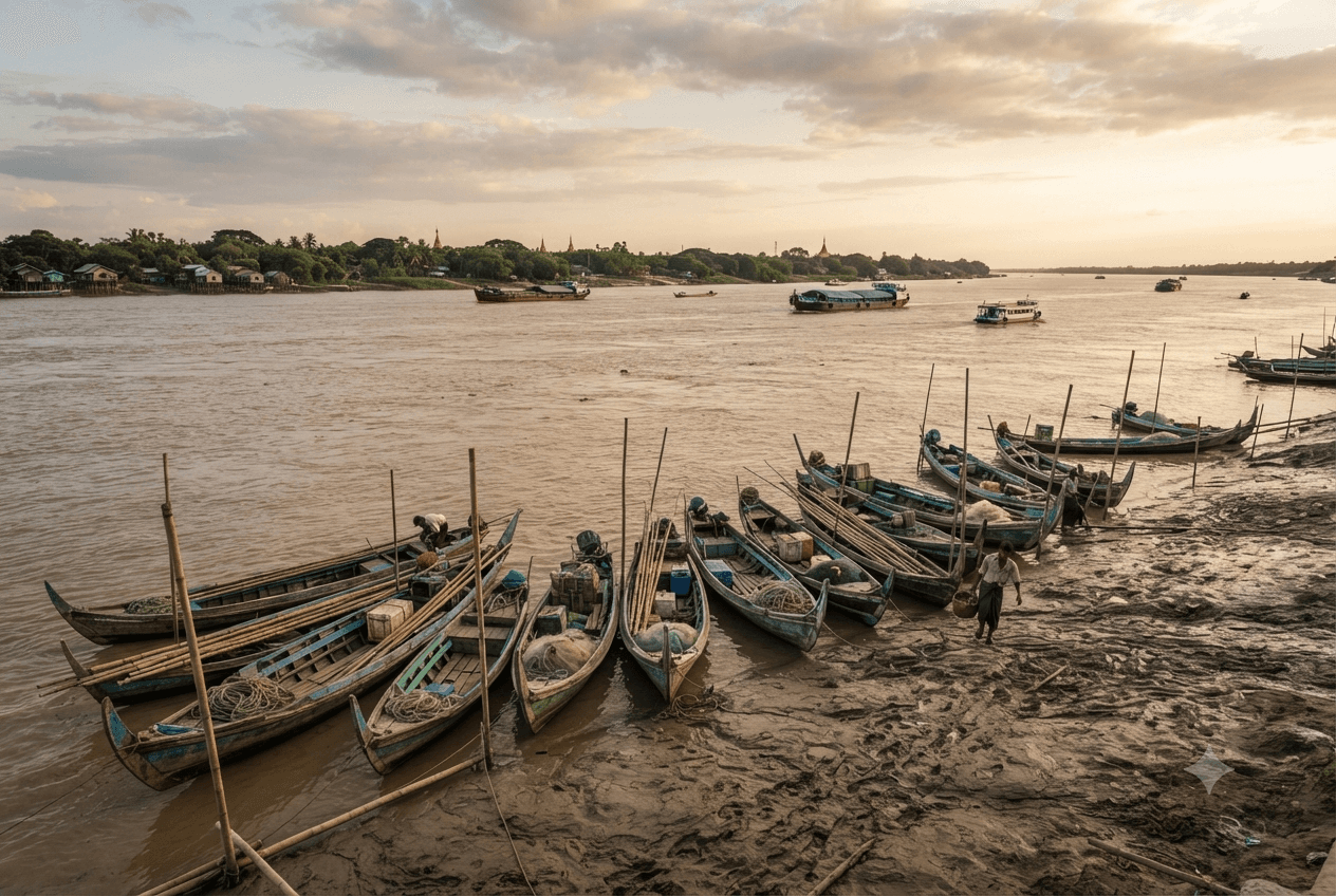 Ayeyarwady River Tragedy: Three People Confirmed Dead After Boat Sinks in Strong River Currents Ayeyarwady River Tragedy: Three People Confirmed Dead After Boat Sinks in Strong River Currents