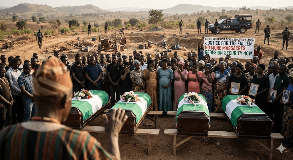 Mining Site Massacre: BYM Calls for Urgent Security Overhaul After Pregnant Women Among Four Killed in Plateau Mining Site Massacre: BYM Calls for Urgent Security Overhaul After Pregnant Women Among Four Killed in Plateau