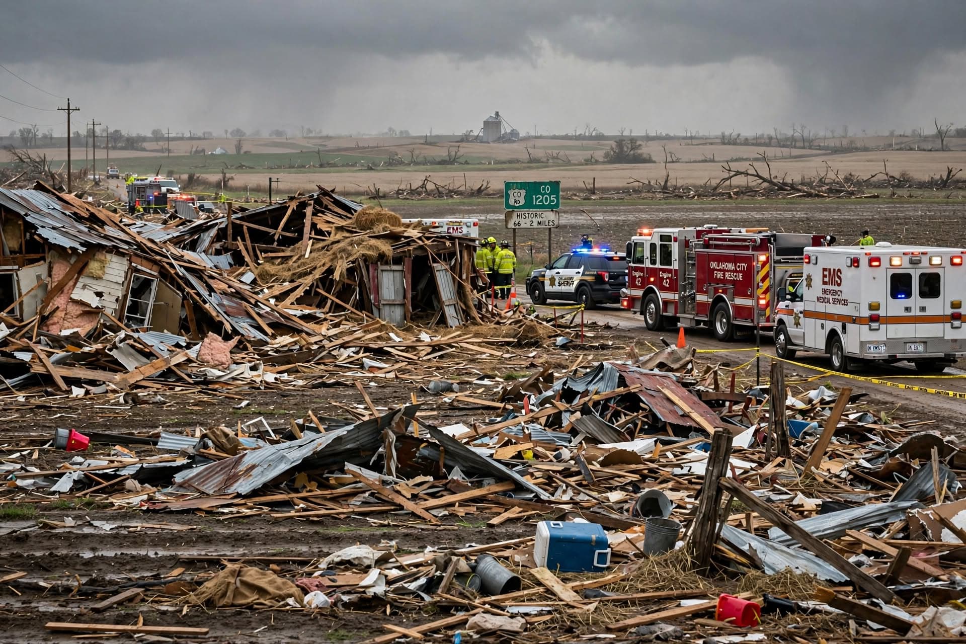 Powerful Tornado Rips Through Rural District, Flattening Homes, Cutting Power Across Midwestern Farming Communities Powerful Tornado Rips Through Rural District, Flattening Homes, Cutting Power Across Midwestern Farming Communities
