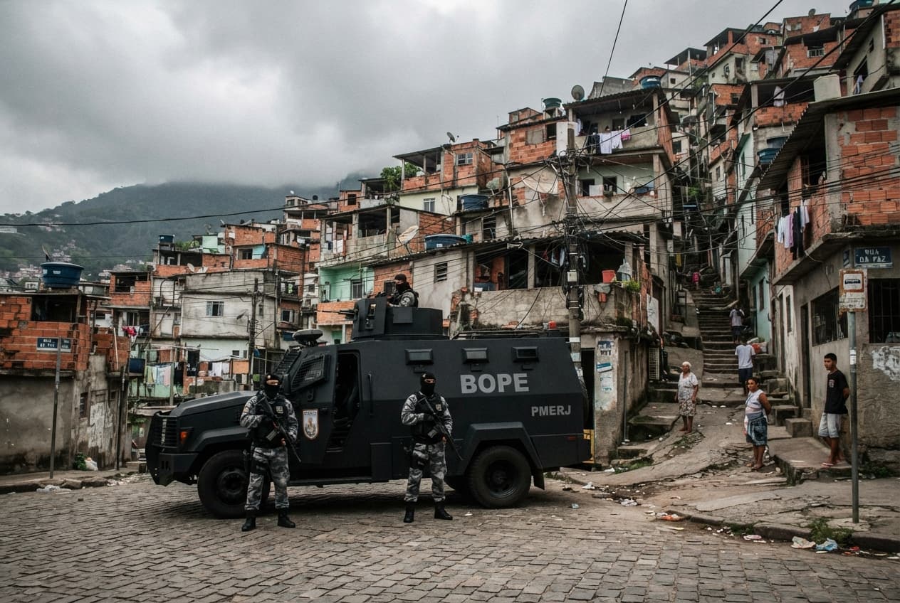 Favela Shootout: Four Suspects and One Officer Killed During Rio de Janeiro Raid Favela Shootout: Four Suspects and One Officer Killed During Rio de Janeiro Raid