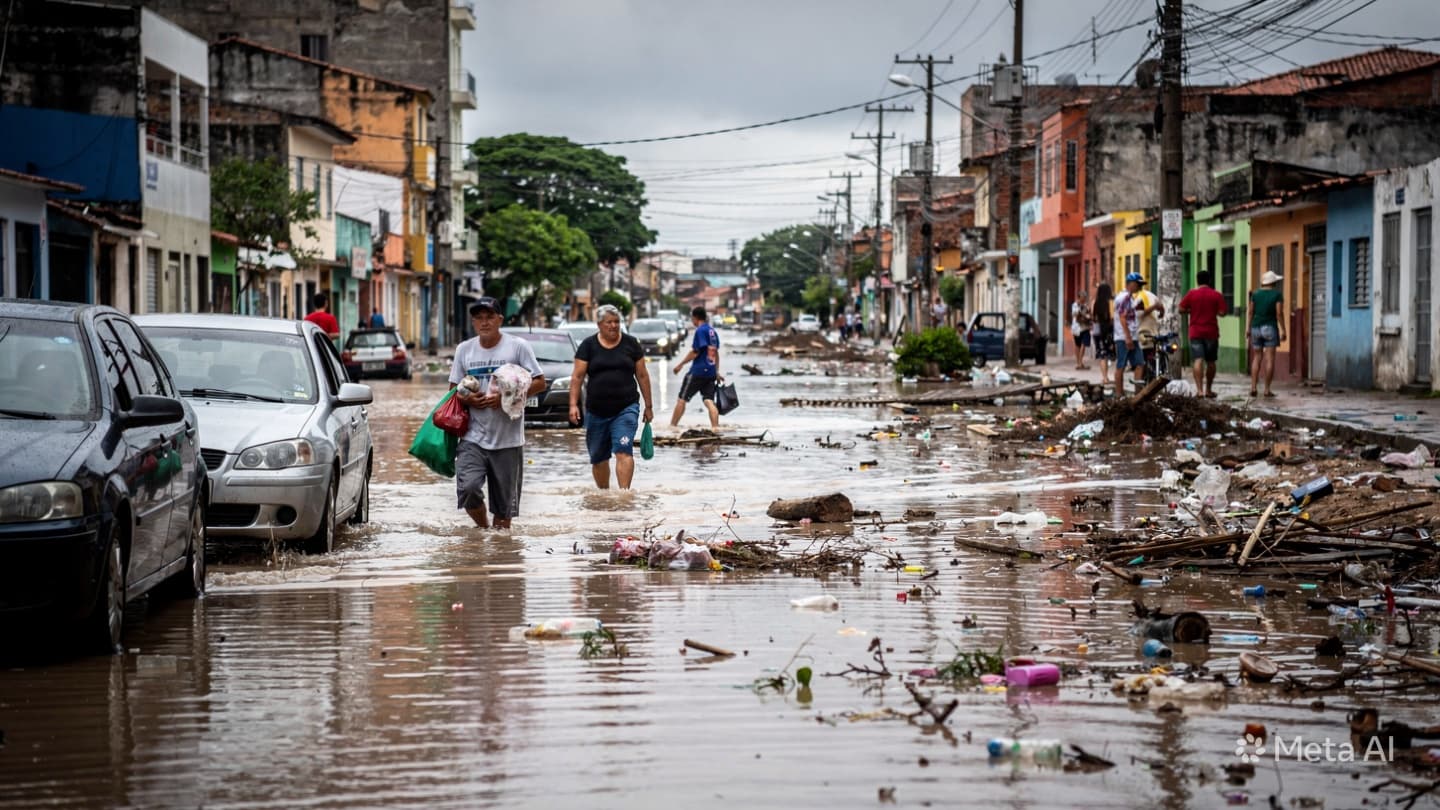 Flash Floods in Rio Grande do Sul: One Dead as Heavy Rains Impact Southern Brazil Flash Floods in Rio Grande do Sul: One Dead as Heavy Rains Impact Southern Brazil