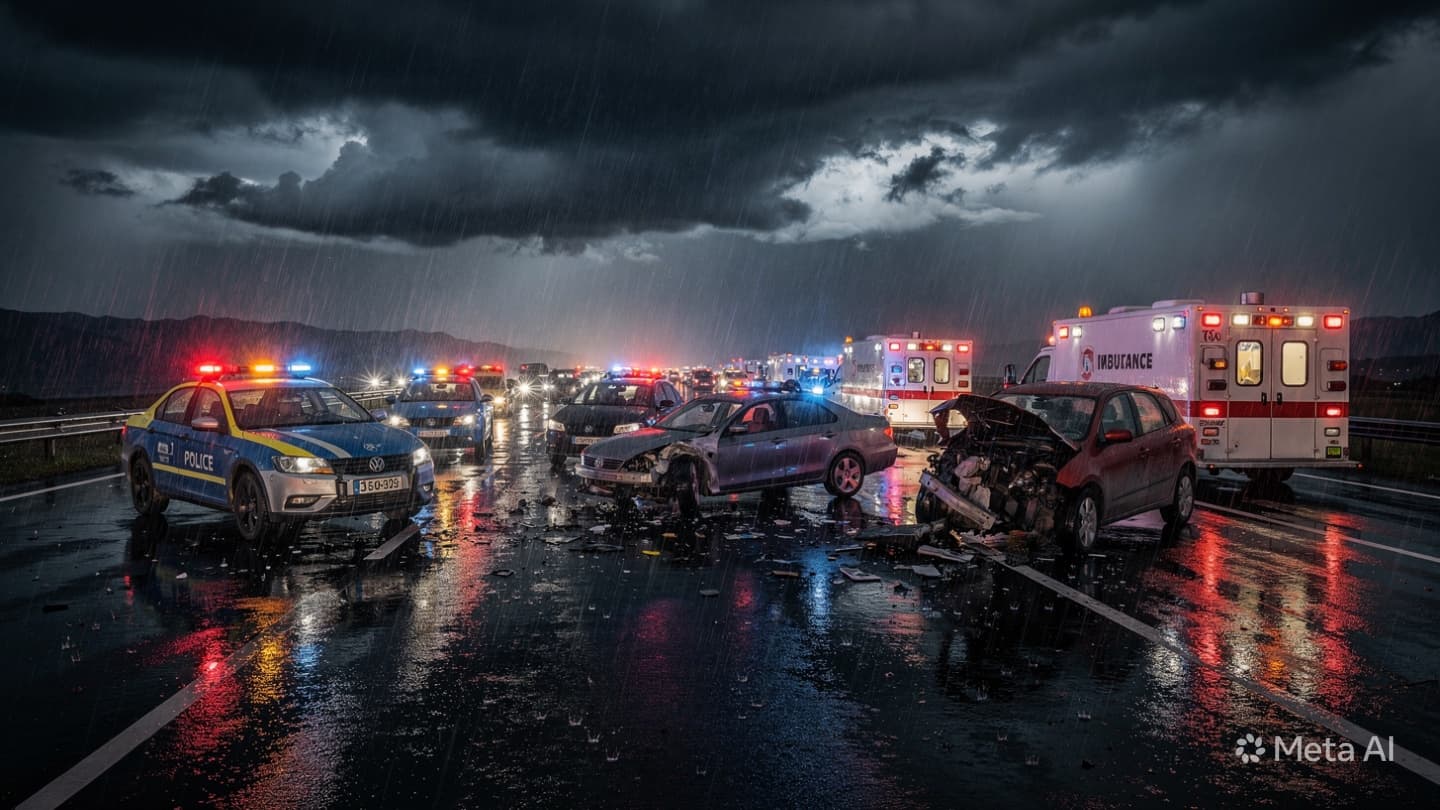 Florida Highway Disaster: Five Dead In Massive Multi-Car Pile-up Caused By Sudden Severe Storms Florida Highway Disaster: Five Dead In Massive Multi-Car Pile-up Caused By Sudden Severe Storms