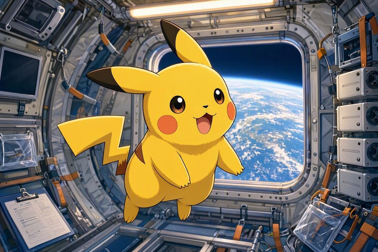 ESA and Pokémon Unite to Bring Joy to the International Space Station ESA and Pokémon Unite to Bring Joy to the International Space Station
