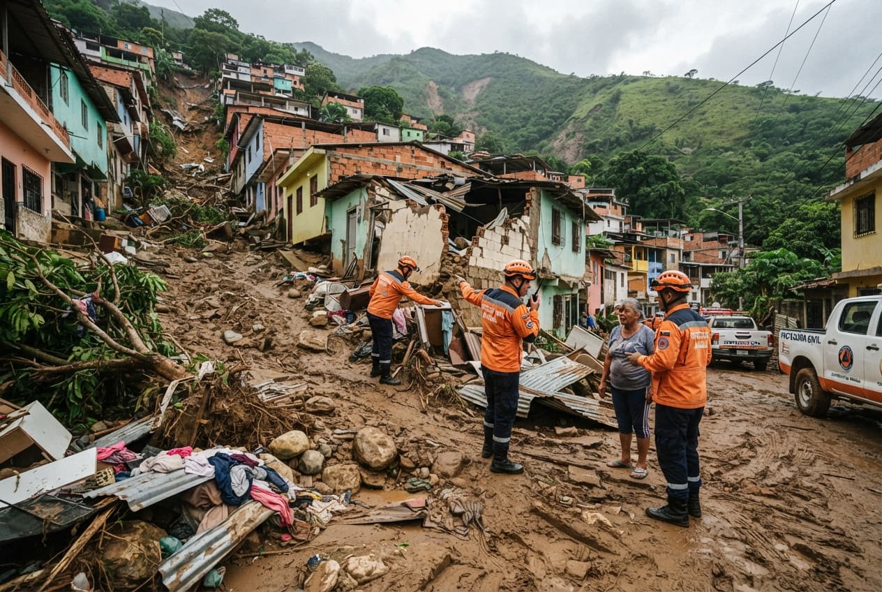 Aragua State Mountain Streams: Overflowing Waters Trigger Flash Floods, Leaving Three Residents Dead In Venezuela Aragua State Mountain Streams: Overflowing Waters Trigger Flash Floods, Leaving Three Residents Dead In Venezuela
