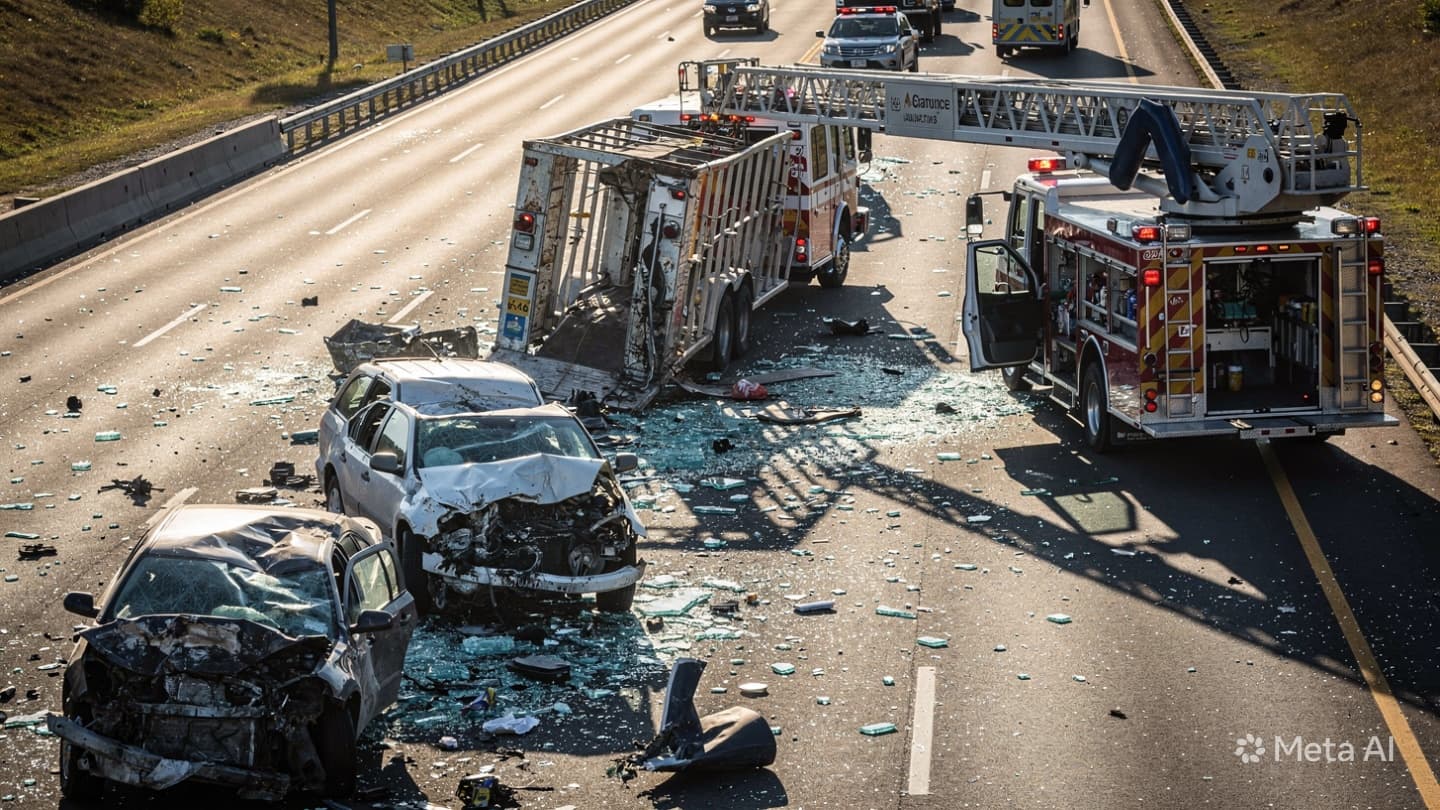 Fatal Highway Pile-up: Four People Dead In Multi-Vehicle Crash On Baghdad-Basra Road Today Fatal Highway Pile-up: Four People Dead In Multi-Vehicle Crash On Baghdad-Basra Road Today