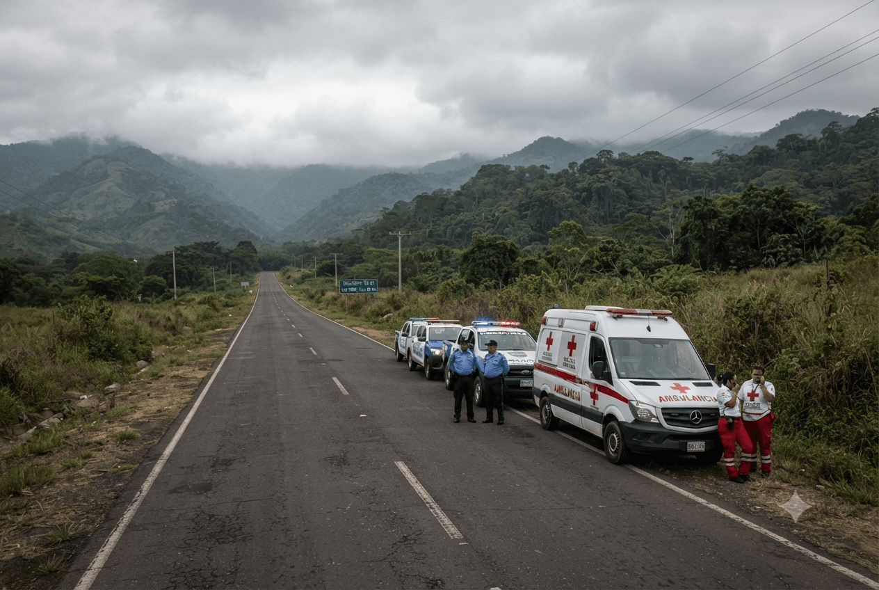 Olancho Highway Disaster: Armed Attack on Passenger Minibus Claims Five Lives Olancho Highway Disaster: Armed Attack on Passenger Minibus Claims Five Lives