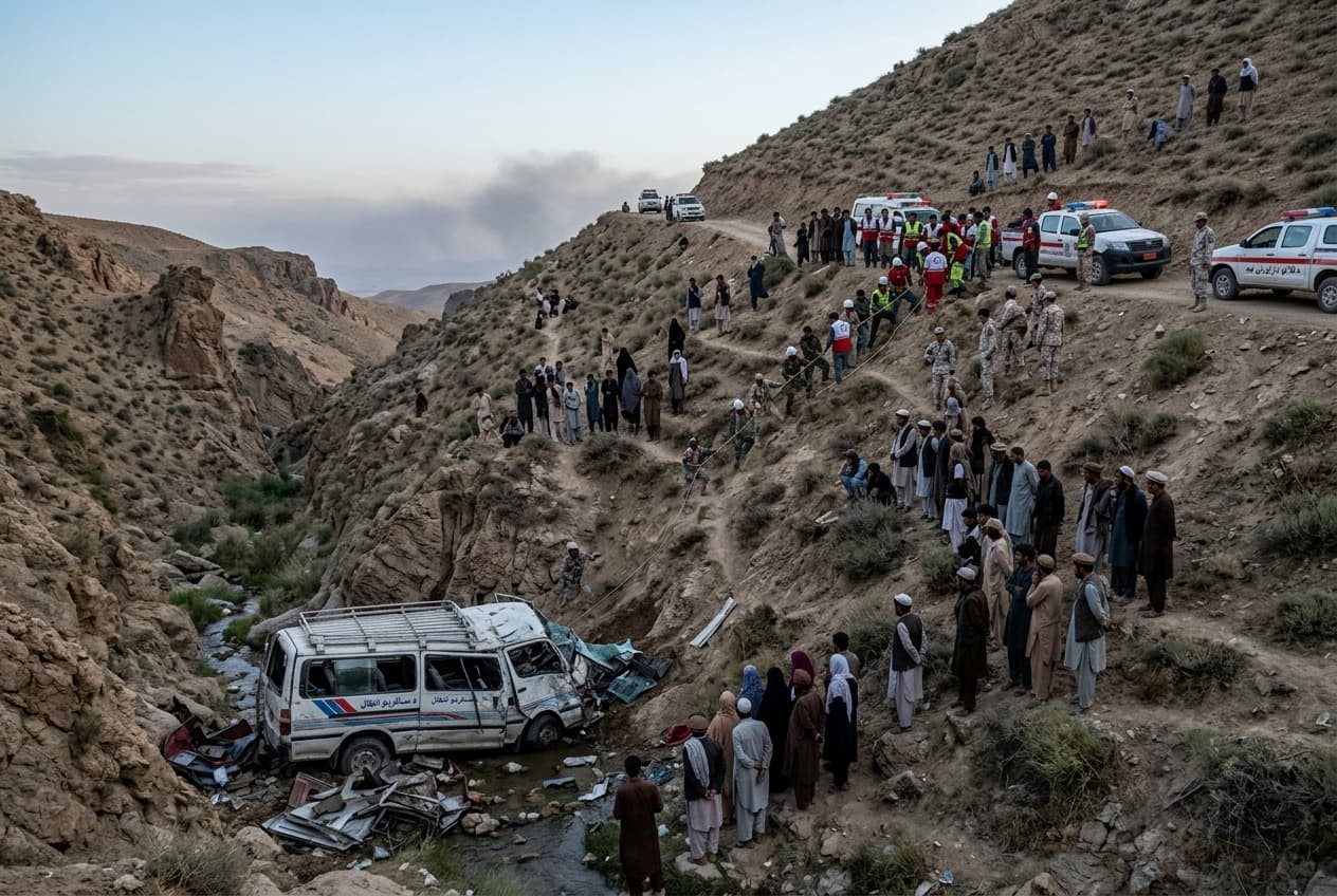 Qala-i-Naw Ravine Disaster: Family Car Falls Into Gorge in Badghis, Four Killed, One Survivor Critical Qala-i-Naw Ravine Disaster: Family Car Falls Into Gorge in Badghis, Four Killed, One Survivor Critical