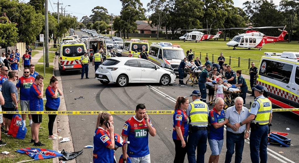 Horror in Australia: Car Ploughs Into Crowd, Sending 10 to Hospital Including Toddler Horror in Australia: Car Ploughs Into Crowd, Sending 10 to Hospital Including Toddler