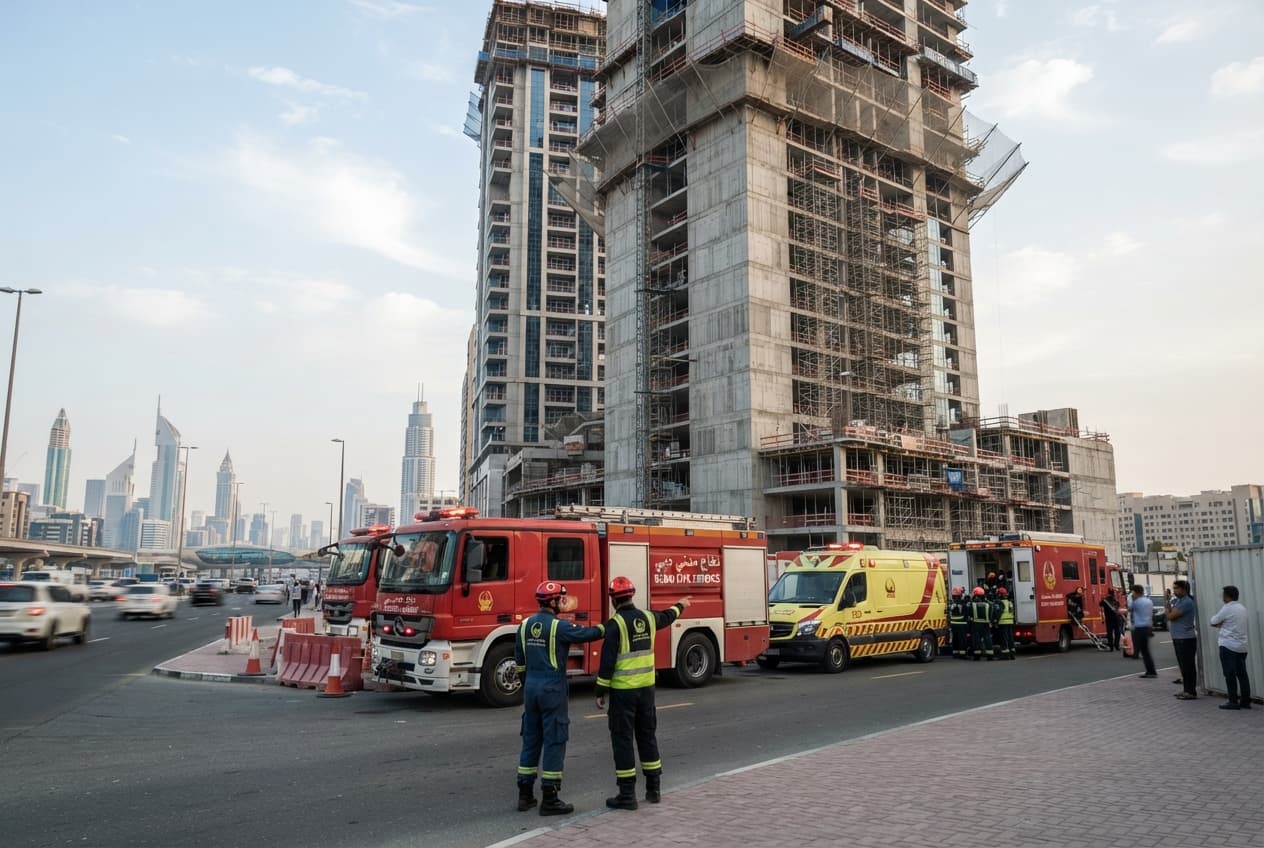 Structural Collapse Incident, Dubai: Two Construction Workers Crushed to Death on High-Rise Site Structural Collapse Incident, Dubai: Two Construction Workers Crushed to Death on High-Rise Site