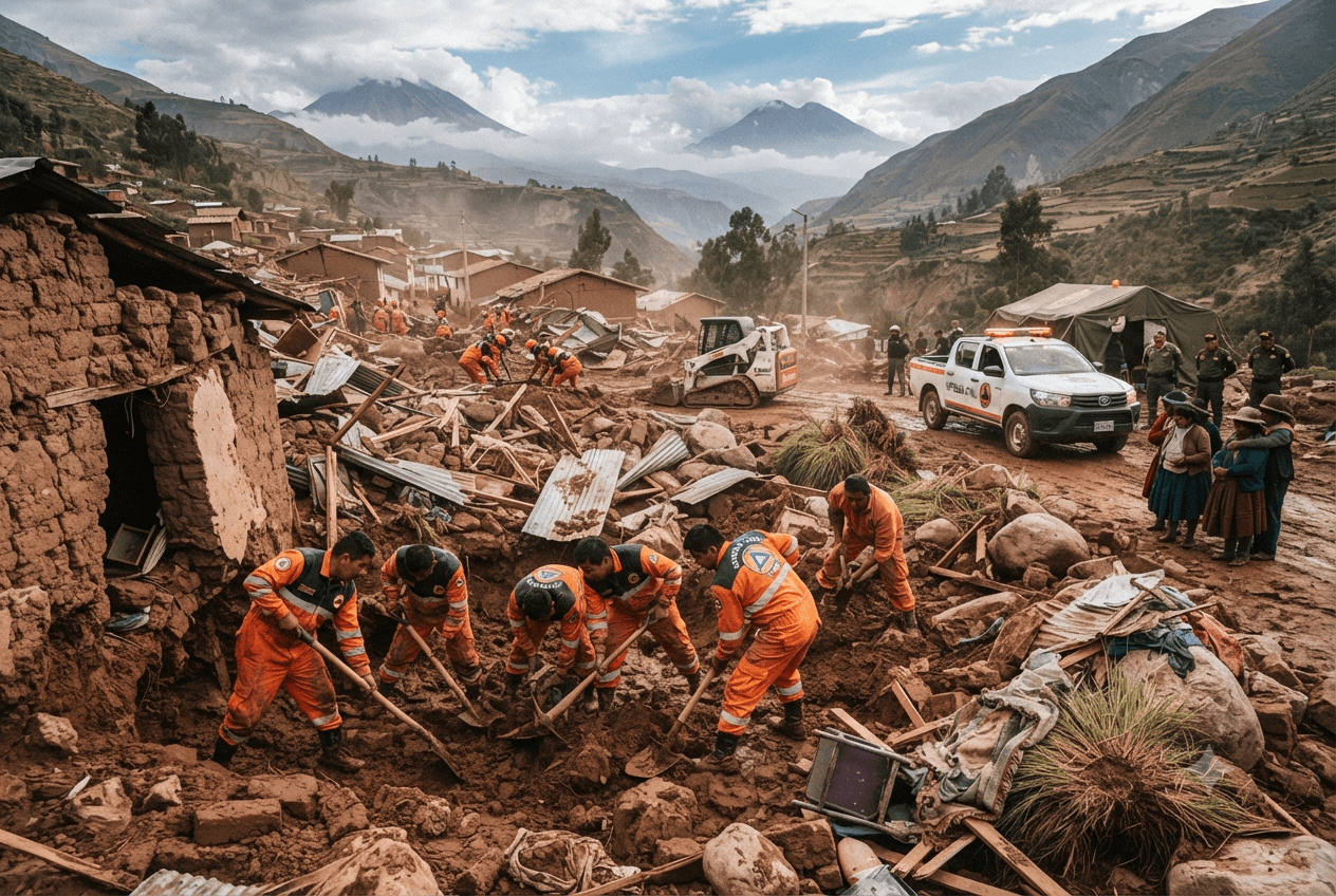 Arequipa Heavy Rains Mudslide: Torrential Downpours Trigger Catastrophic Slope Collapse and Claim Three Lives Arequipa Heavy Rains Mudslide: Torrential Downpours Trigger Catastrophic Slope Collapse and Claim Three Lives