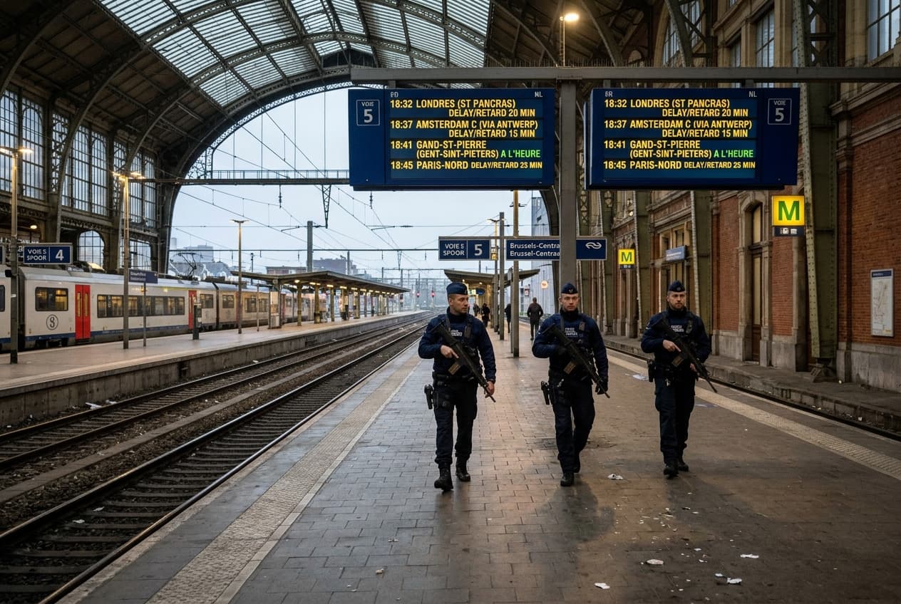 One Dead, Two Wounded, Brussels Station Locked Down After Fatal Gunfight Near Platforms One Dead, Two Wounded, Brussels Station Locked Down After Fatal Gunfight Near Platforms
