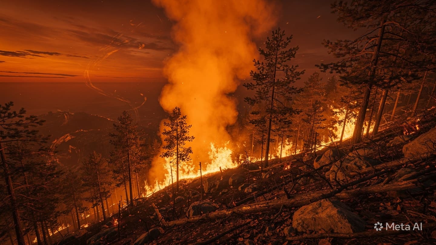 California Fire Emergency: One Person Killed as Wildfire Rips Through Northern Residential Community Today California Fire Emergency: One Person Killed as Wildfire Rips Through Northern Residential Community Today