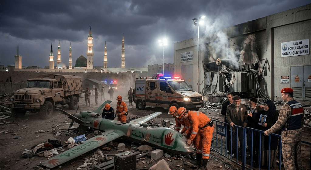Escalation in Saudi Arabia: Houthi Drone Targets Power Station Supplying Prophet’s Mosque in Madinah Escalation in Saudi Arabia: Houthi Drone Targets Power Station Supplying Prophet’s Mosque in Madinah