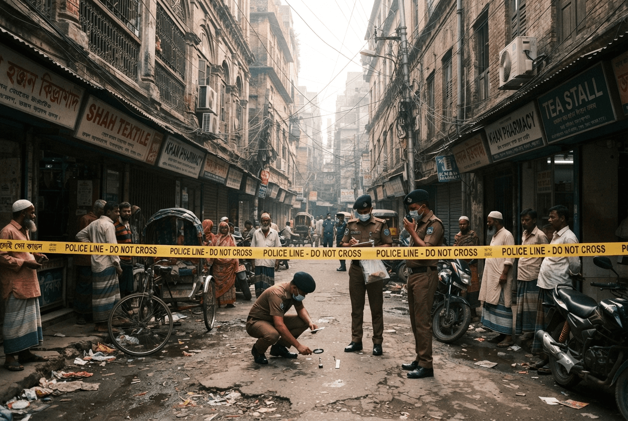 Capital Crime Wave: Dhaka Police Launch Manhunt After Midnight Stabbing Claims Unemployed Man's Life Capital Crime Wave: Dhaka Police Launch Manhunt After Midnight Stabbing Claims Unemployed Man's Life