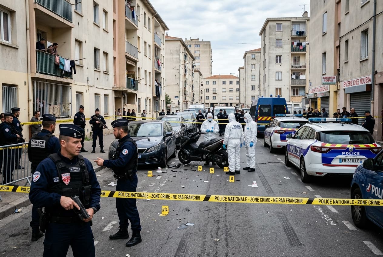 Motorbike Ambush Shooting In Northern Marseille Kills One, Police Hunt For Gunmen On Scooter Motorbike Ambush Shooting In Northern Marseille Kills One, Police Hunt For Gunmen On Scooter