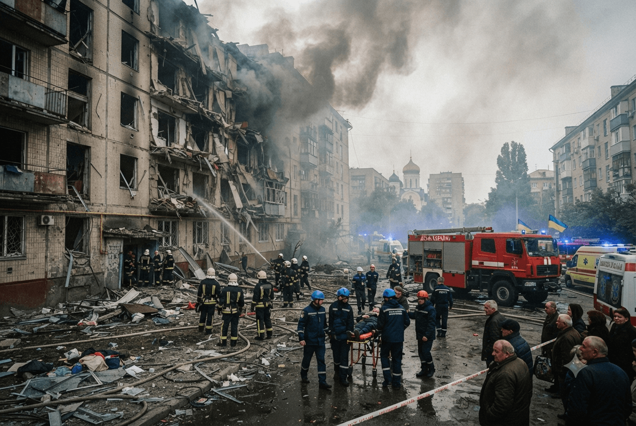 Ballistic Missile Attack: Kyiv Confirms Nine Dead And Twenty-Eight Injured Following Massive Overnight Strikes Ballistic Missile Attack: Kyiv Confirms Nine Dead And Twenty-Eight Injured Following Massive Overnight Strikes