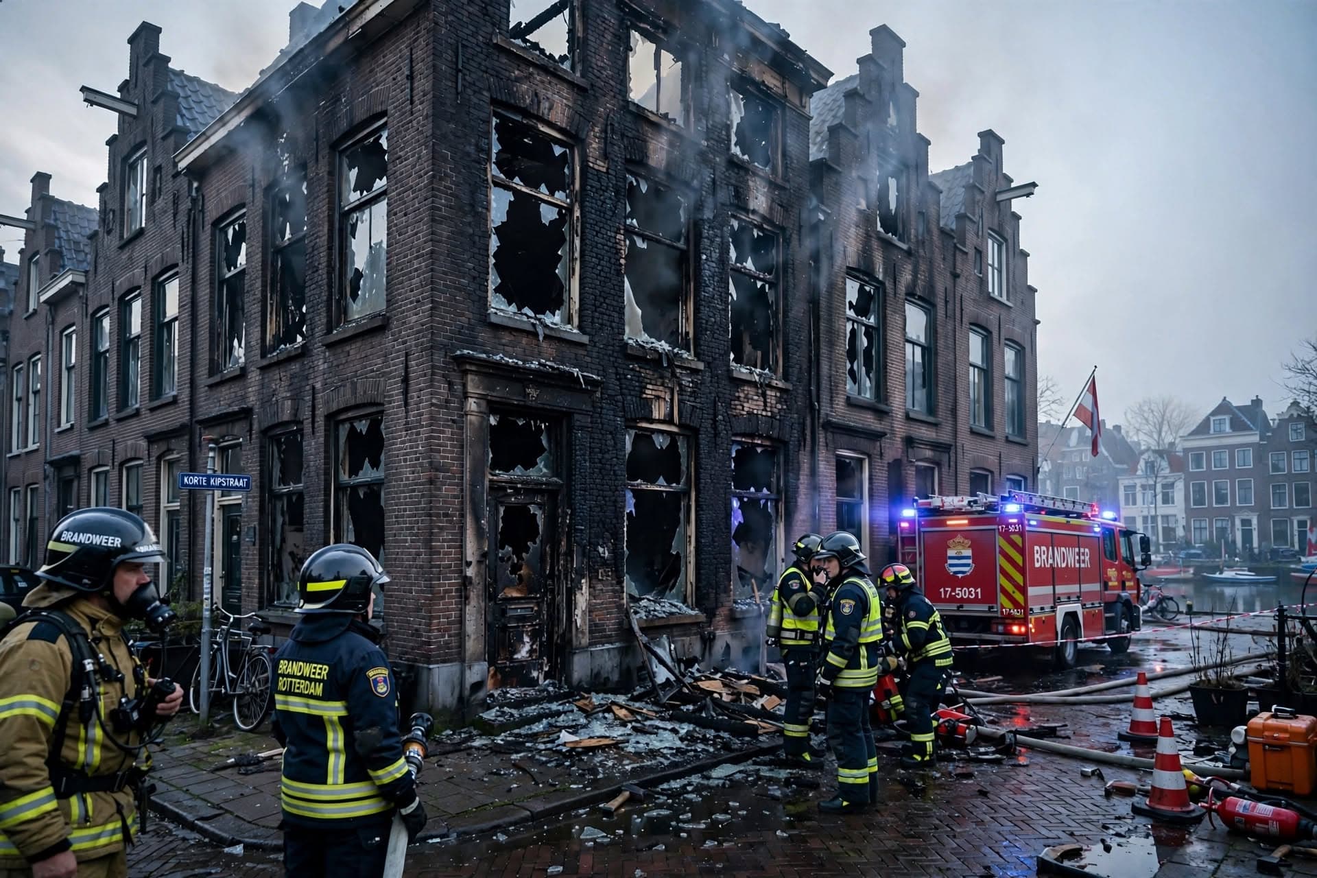 Rotterdam Morning Tragedy: Three Young Lives Lost in House Fire, Building Safety Under Review Rotterdam Morning Tragedy: Three Young Lives Lost in House Fire, Building Safety Under Review