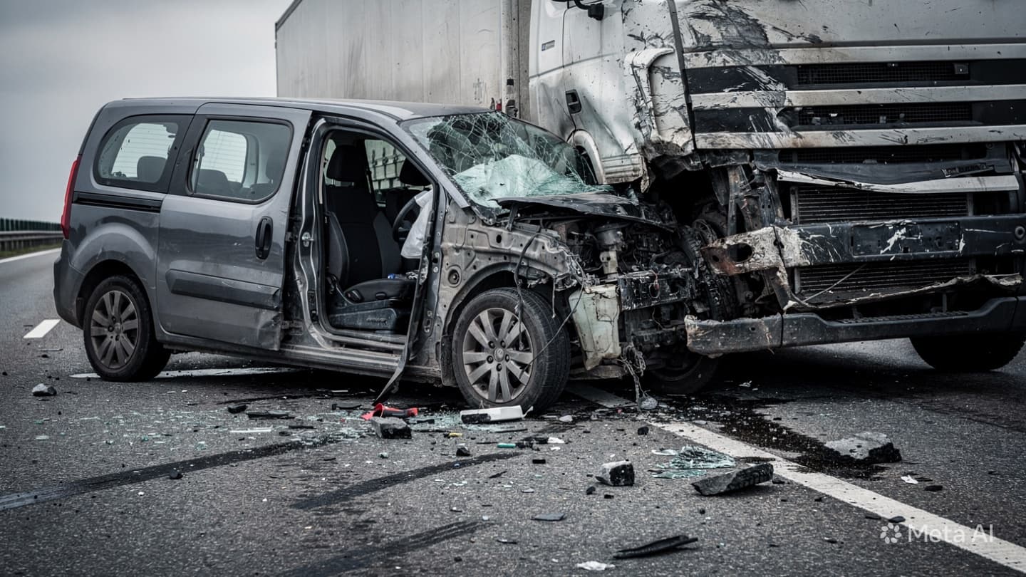 Three Killed in East Java: Minivan and Truck Collide on Major Highway This Morning Three Killed in East Java: Minivan and Truck Collide on Major Highway This Morning