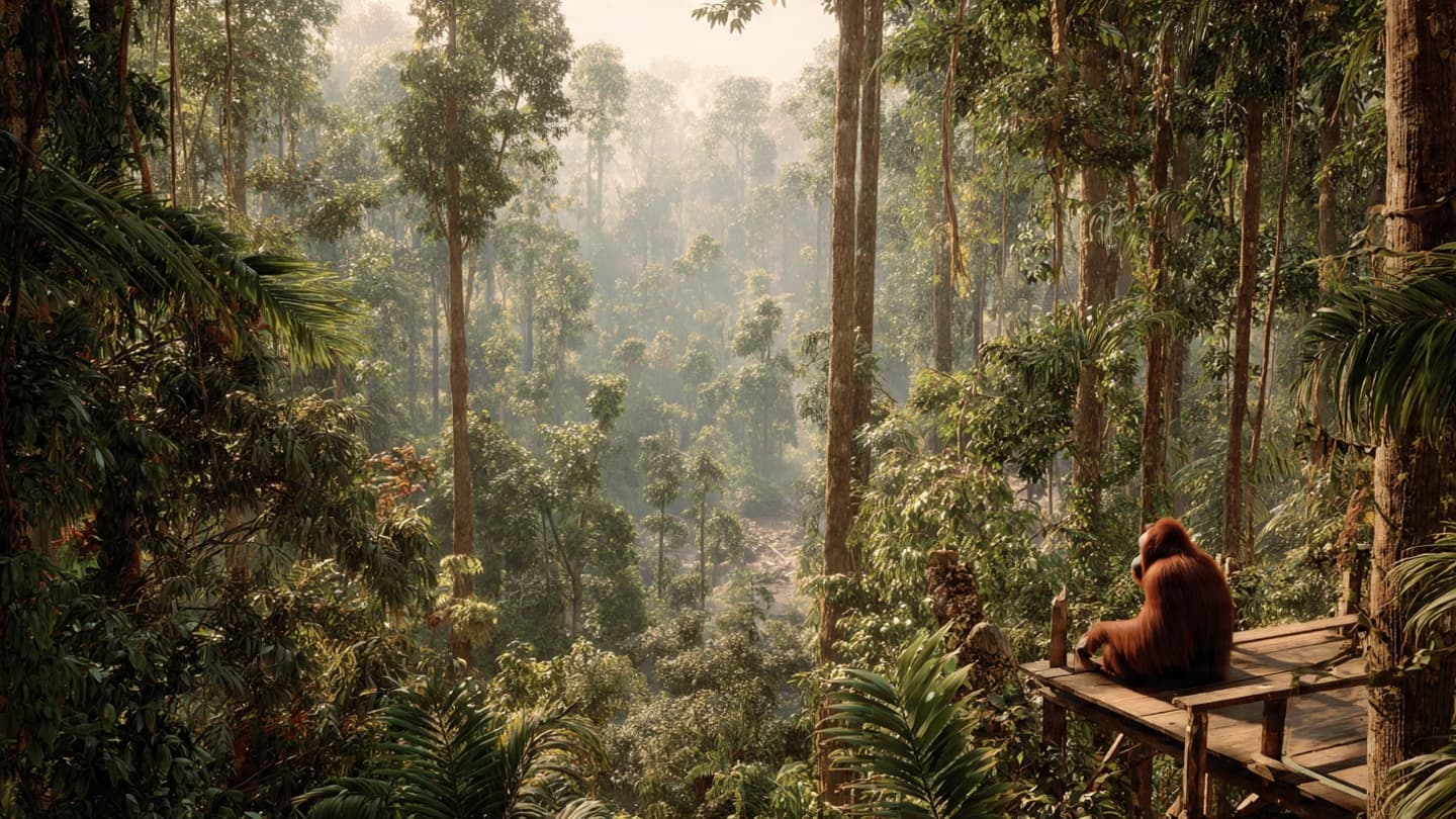 Beneath West Kalimantan’s Smoky Horizon: Rescued Orangutans Face a New Threat as Wildfires Draw Near Beneath West Kalimantan’s Smoky Horizon: Rescued Orangutans Face a New Threat as Wildfires Draw Near