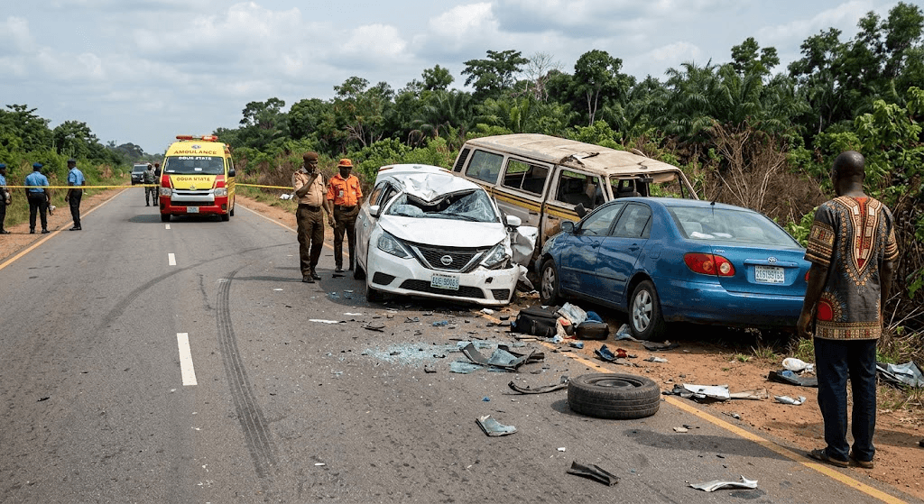 Tragedy in Ogun: Four Dead, One Injured Following Devastating Road Crash Tragedy in Ogun: Four Dead, One Injured Following Devastating Road Crash