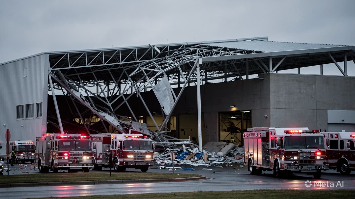 Industrial Disaster in China: Roof Collapse at Guangdong Factory Warehouse Claims Three Lives Industrial Disaster in China: Roof Collapse at Guangdong Factory Warehouse Claims Three Lives