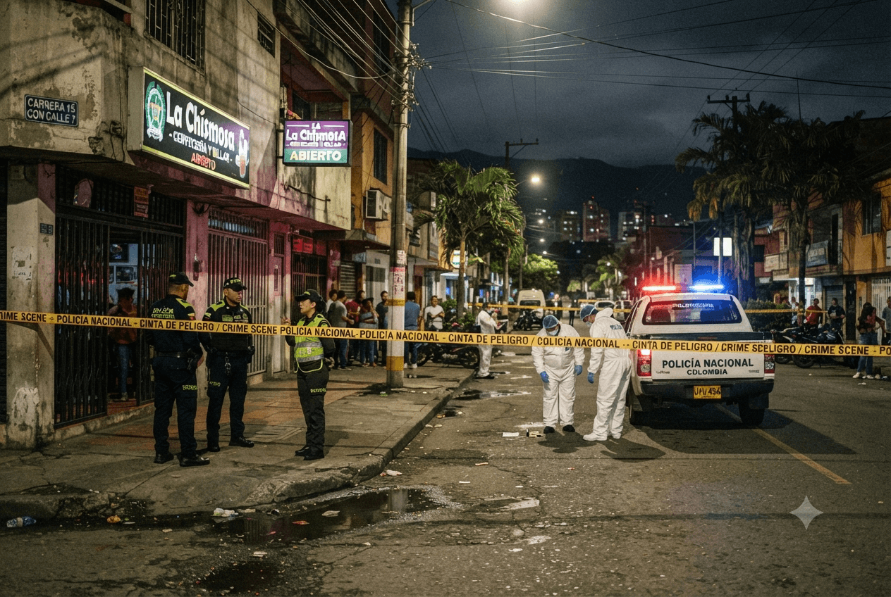 Bar Shooting: Drive-By Attack Outside Local Establishment in Cali Leaves Three Dead and Five Wounded Bar Shooting: Drive-By Attack Outside Local Establishment in Cali Leaves Three Dead and Five Wounded