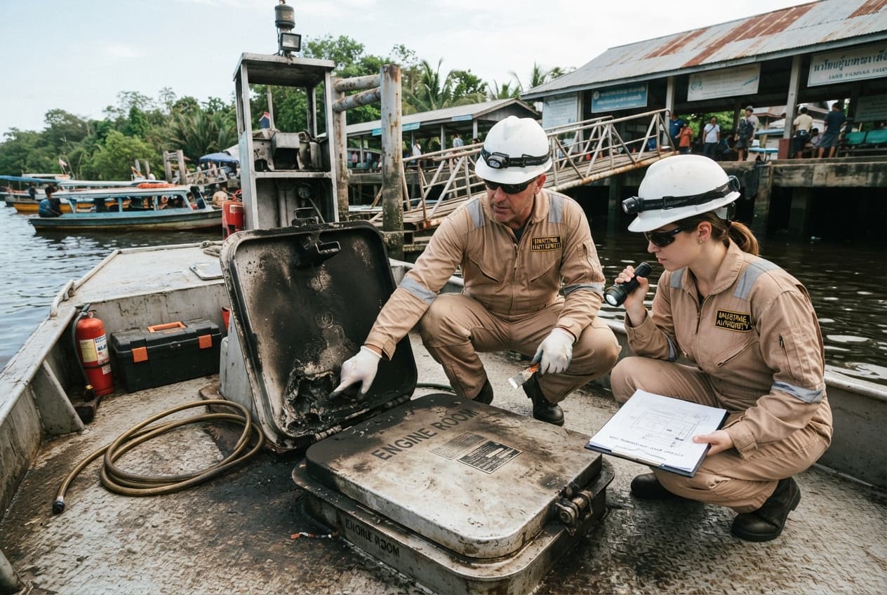 Ferry Engine Explosion: Mechanical Blast on Regional River Crossing Leaves Three Crew Members Injured Ferry Engine Explosion: Mechanical Blast on Regional River Crossing Leaves Three Crew Members Injured