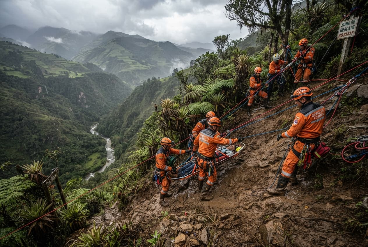 Boyacá Department: Intermunicipal Bus Plunges Into Deep Ravine, Leaving Seven Dead And Multiple Injured Boyacá Department: Intermunicipal Bus Plunges Into Deep Ravine, Leaving Seven Dead And Multiple Injured