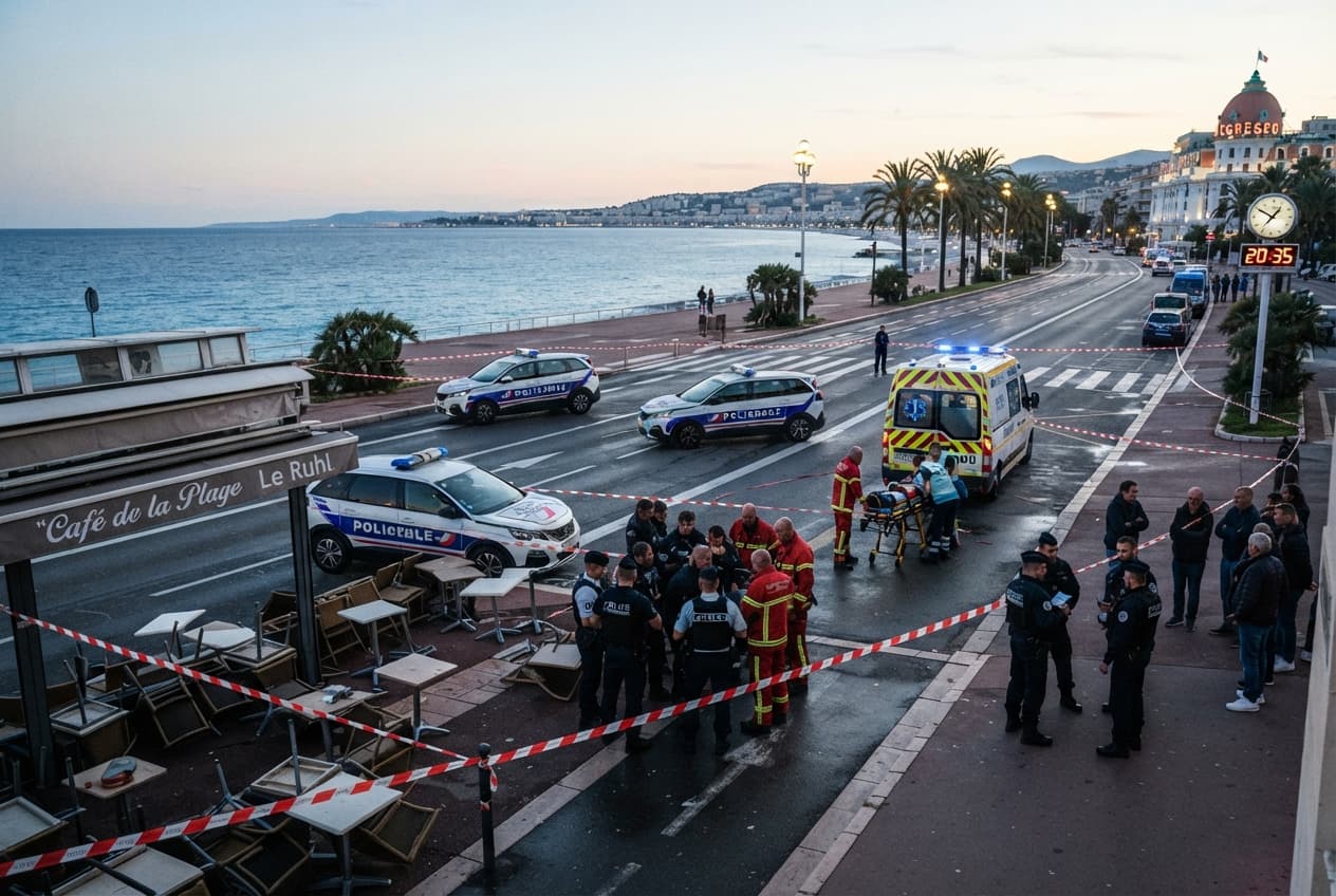 Promenade Tragedy: High-Speed Vehicle Crash Leaves Multiple Casualties Along Waterfront Boulevard in Nice Promenade Tragedy: High-Speed Vehicle Crash Leaves Multiple Casualties Along Waterfront Boulevard in Nice