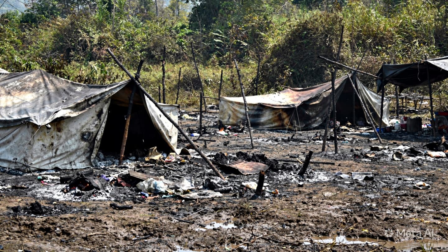 Tragedy in Kachin: Fire Devastates IDP Camp, Two Confirmed Dead Tragedy in Kachin: Fire Devastates IDP Camp, Two Confirmed Dead