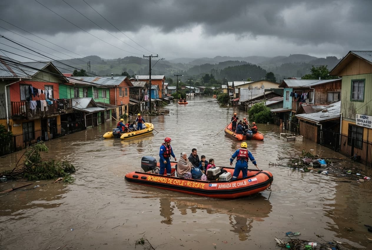 Southern Chile Weather Crisis: Severe Winter Storms and Flash Floods Leave Thirteen Dead Southern Chile Weather Crisis: Severe Winter Storms and Flash Floods Leave Thirteen Dead