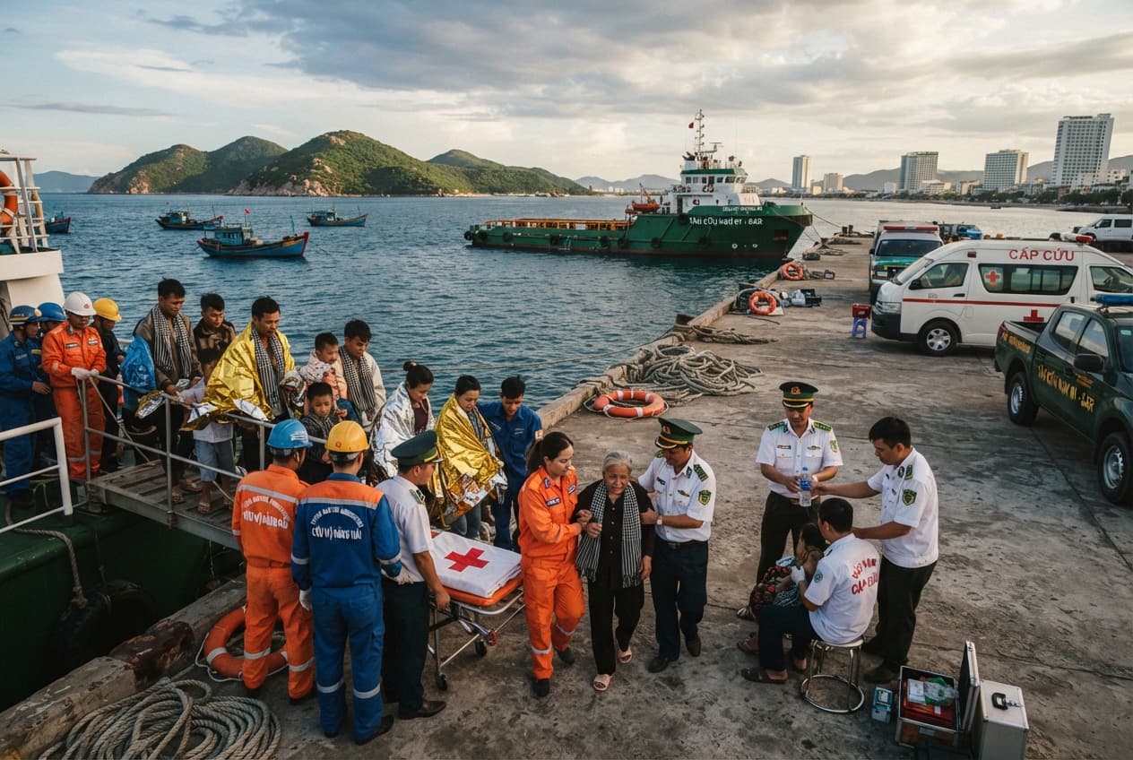 Coastal Waters Collision: Nha Trang Speedboat and Fishing Boat Crash Leaves Two Dead Coastal Waters Collision: Nha Trang Speedboat and Fishing Boat Crash Leaves Two Dead