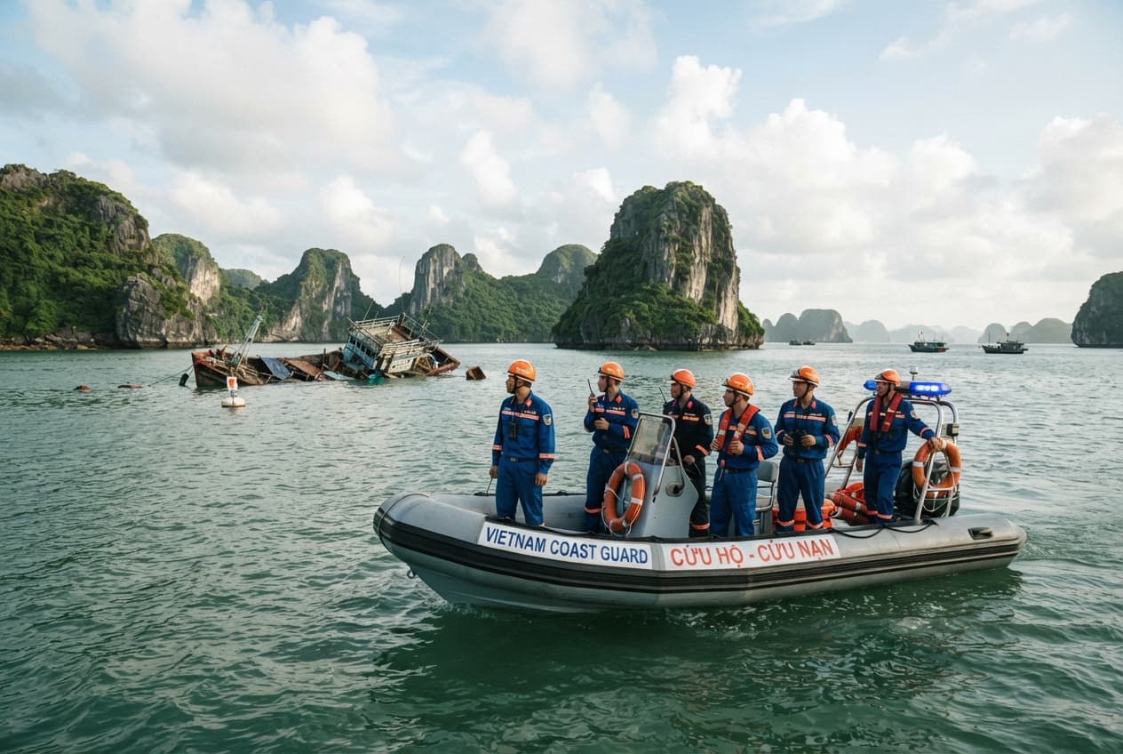 Maritime Tragedy: Cargo Vessel And Fishing Boat Collision Off Quang Ninh Leaves Three Dead Maritime Tragedy: Cargo Vessel And Fishing Boat Collision Off Quang Ninh Leaves Three Dead