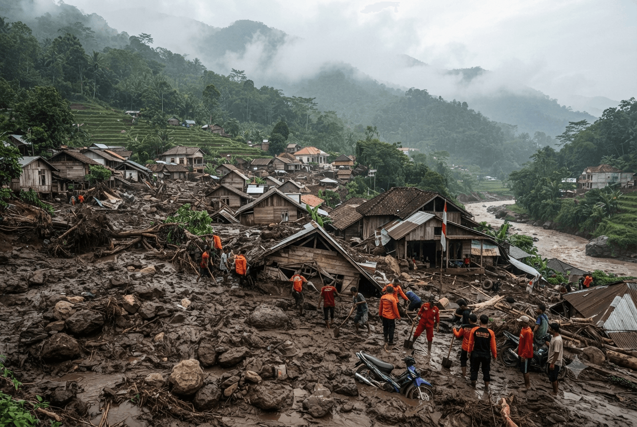 Fatal Mudslide Emergency: Raging Torrential Rains Kill Fourteen People Across Remote Mountain Villages Fatal Mudslide Emergency: Raging Torrential Rains Kill Fourteen People Across Remote Mountain Villages