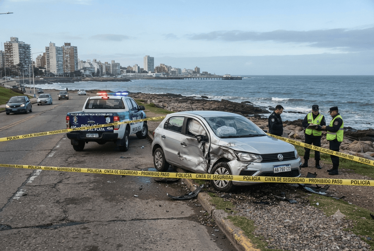 Fatal Traffic Accident: Teenager Dies in High-Speed Crash in Mar del Plata Today Friday Fatal Traffic Accident: Teenager Dies in High-Speed Crash in Mar del Plata Today Friday