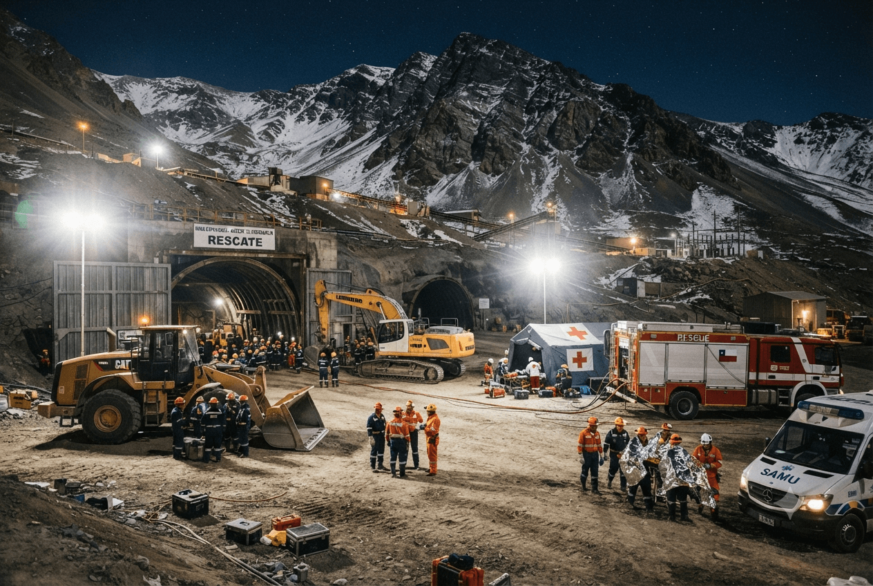 Underground Tunnel Cave-In: Rescue Teams Search Desperately For Miners Trapped Deep Inside Mountain Underground Tunnel Cave-In: Rescue Teams Search Desperately For Miners Trapped Deep Inside Mountain