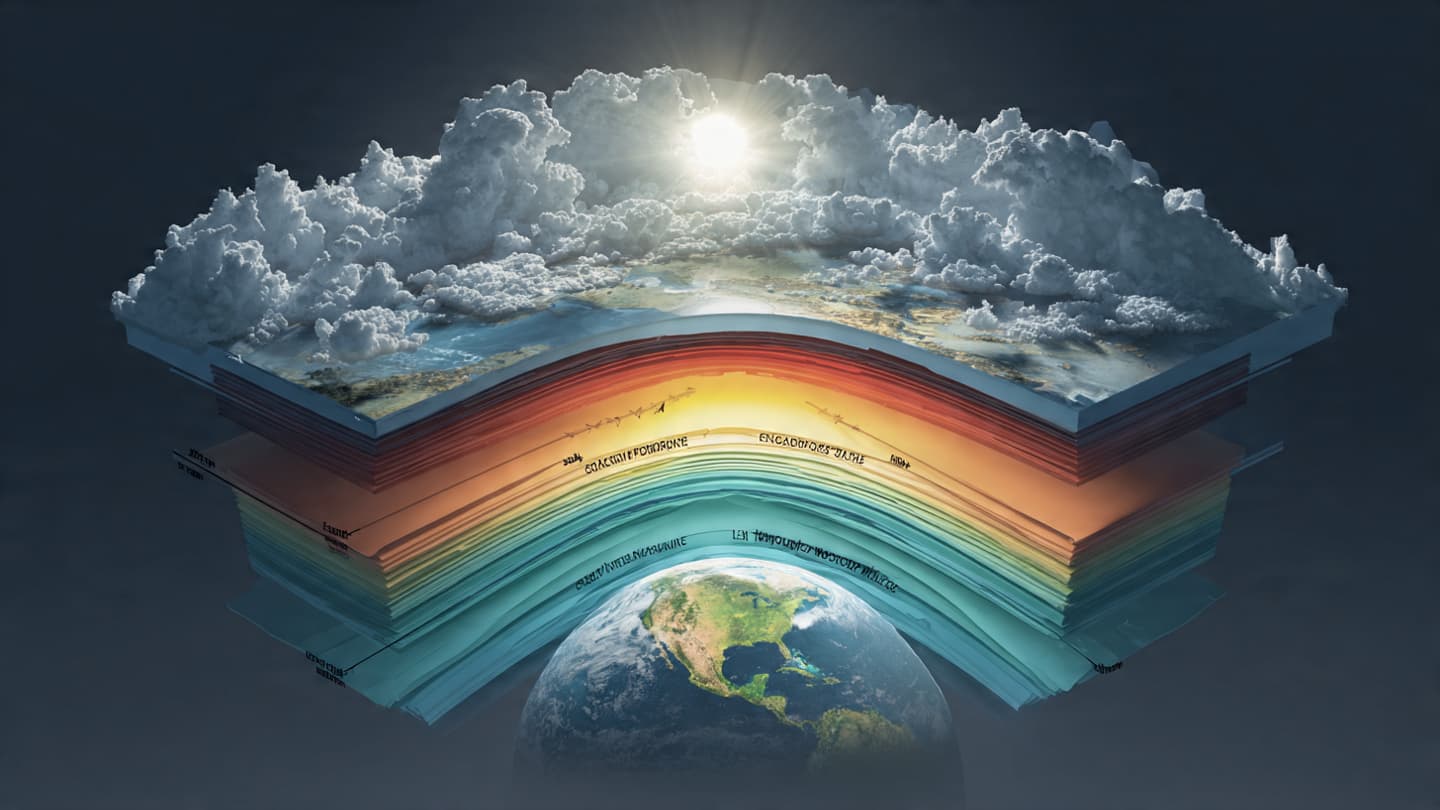 Earth Warms Below While the Upper Sky Quietly Grows Colder Earth Warms Below While the Upper Sky Quietly Grows Colder