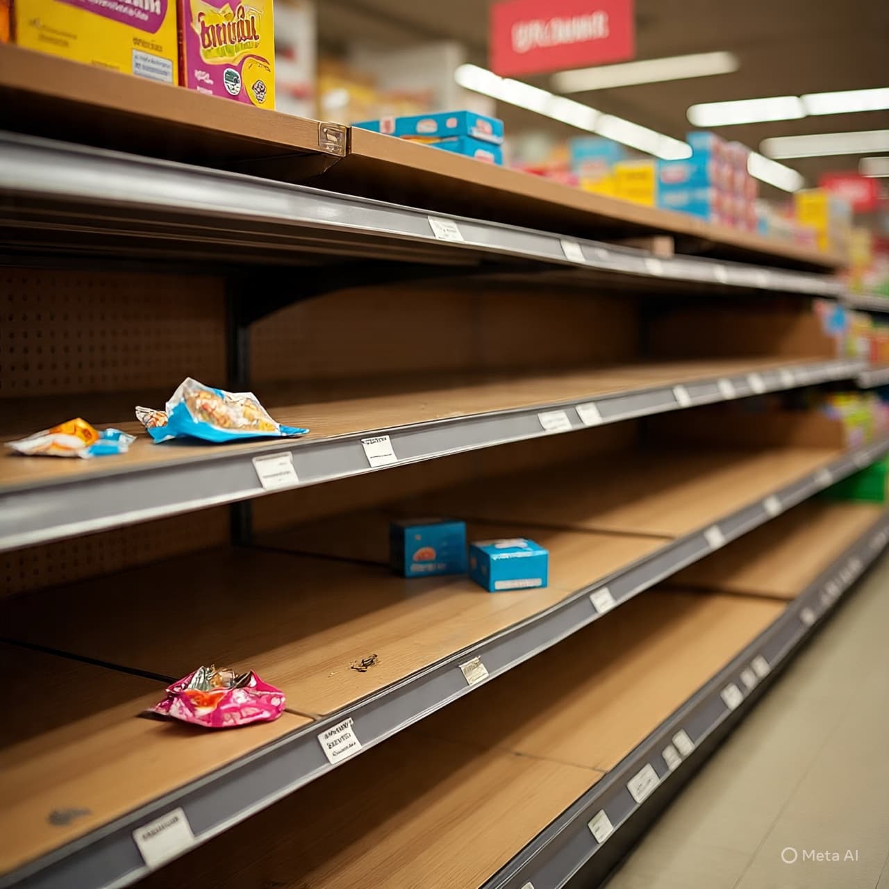 Shelves Emptied Before the Holiday: A Small Chocolate Egg and the Rush of Easter Shelves Emptied Before the Holiday: A Small Chocolate Egg and the Rush of Easter